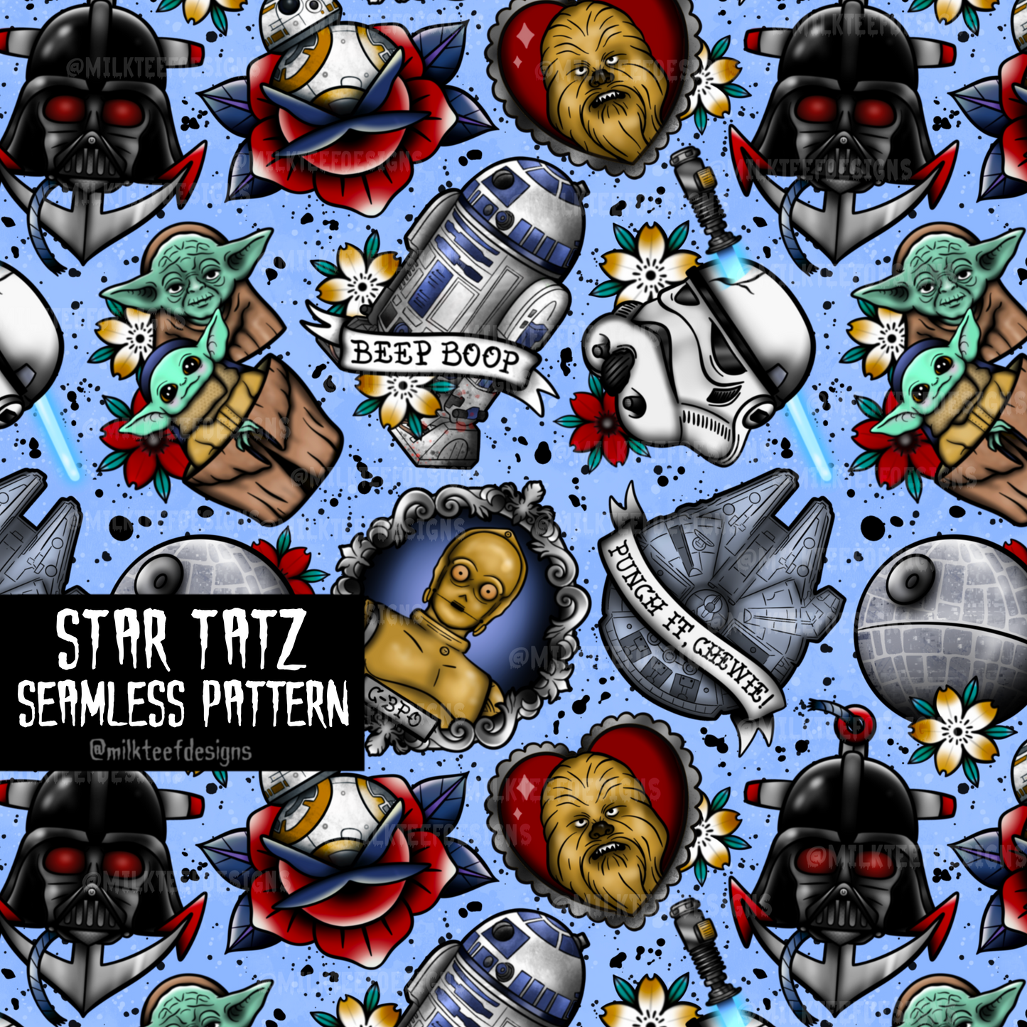Star Tatz / Seamless Patterns
