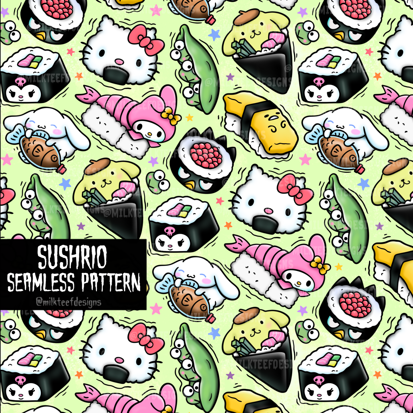 Sushrio / Seamless Pattern