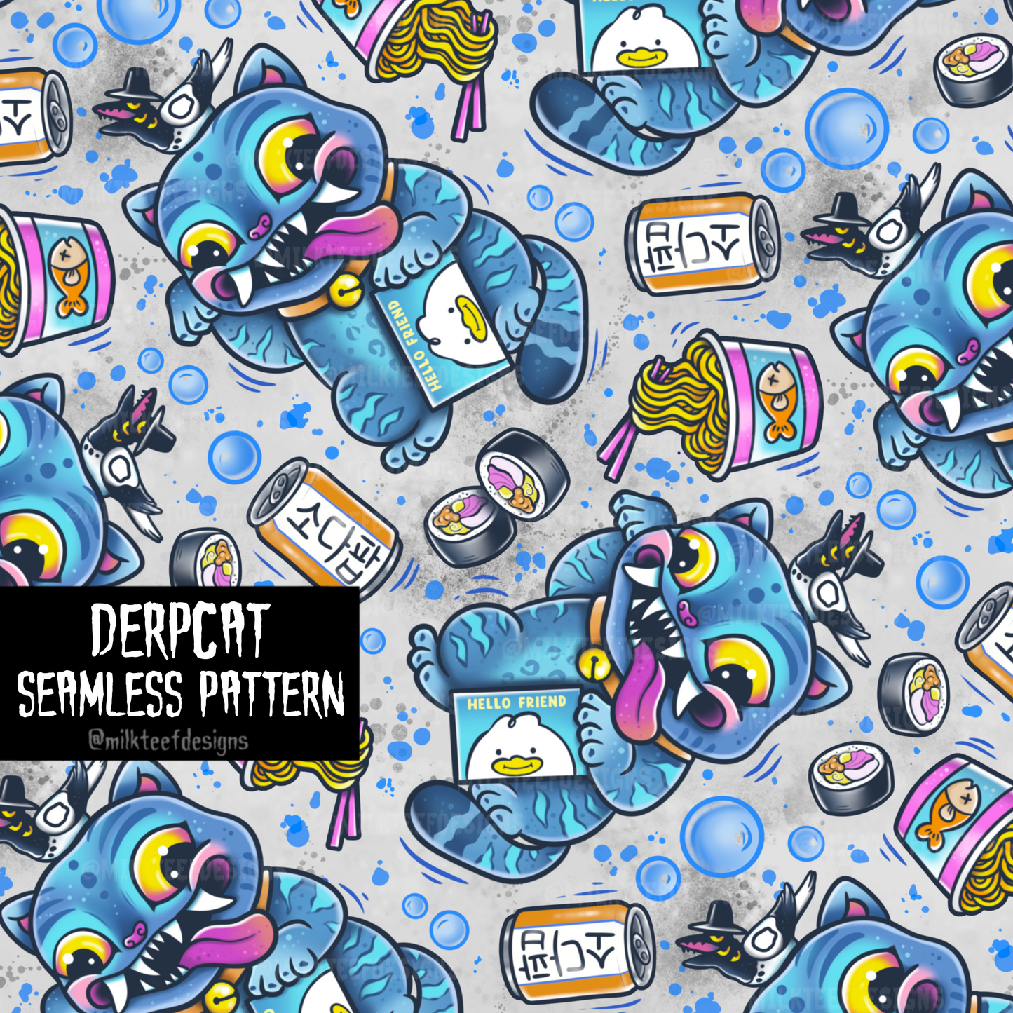 Derpycat  / Seamless Pattern