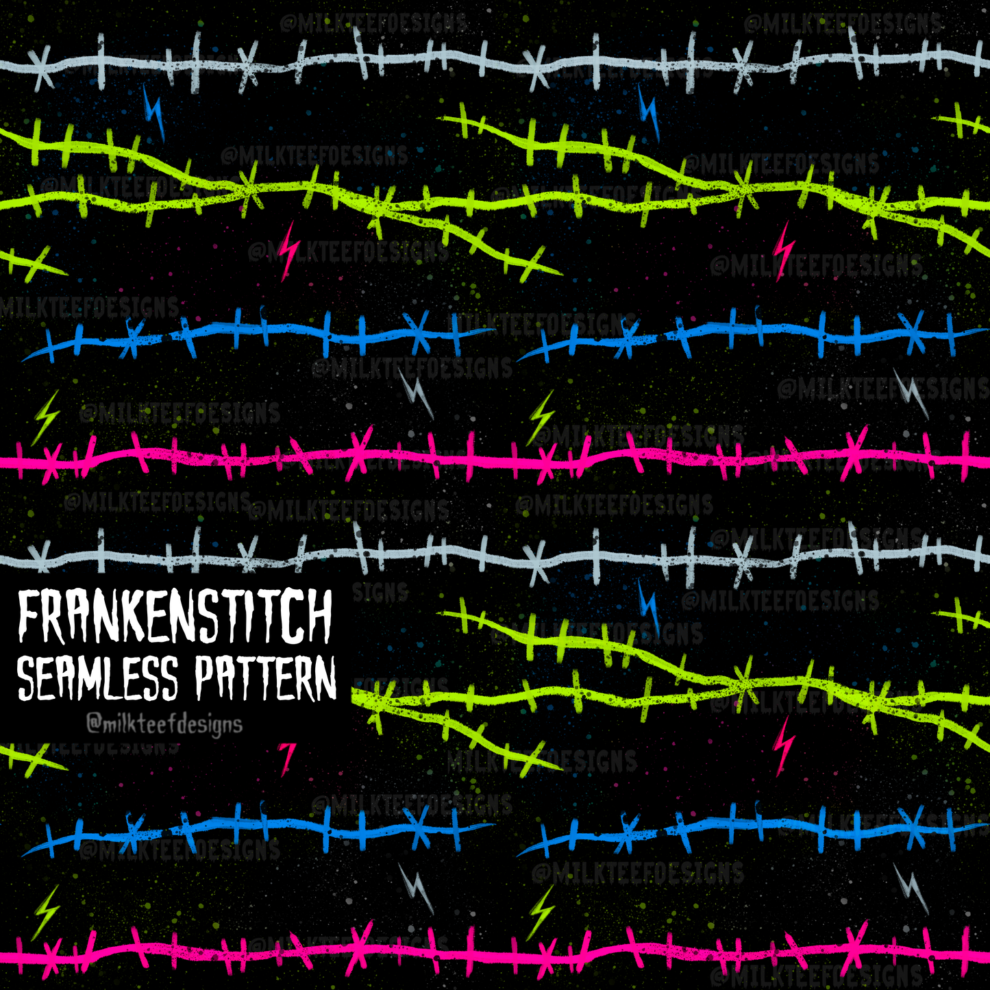 Monster Co-ords / Seamless Pattern