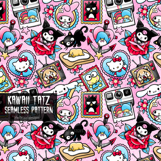 Kawaii Tatz / Seamless Patterns