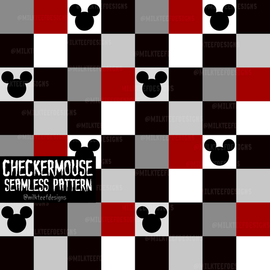 Checkermouse Co-Ord / Seamless Pattern