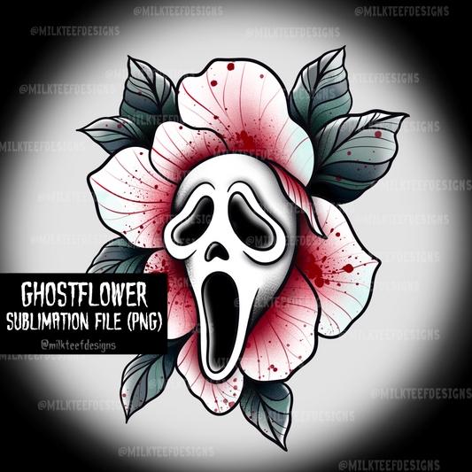Ghostflower / Sublimation File (PNG)