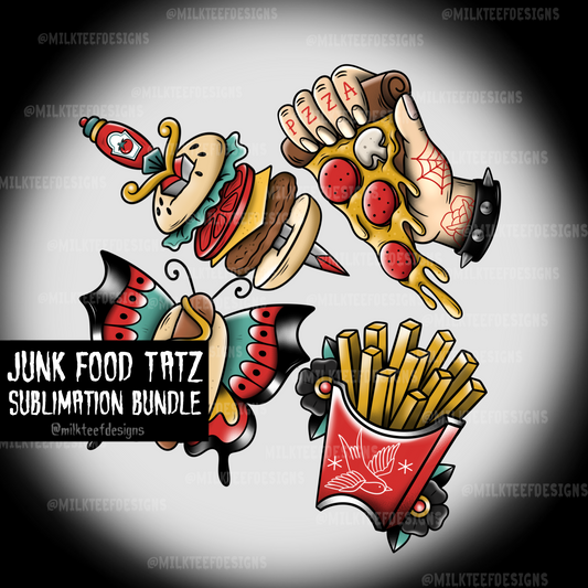 Junk Food Tatz / Sublimation Bundle (PNG)