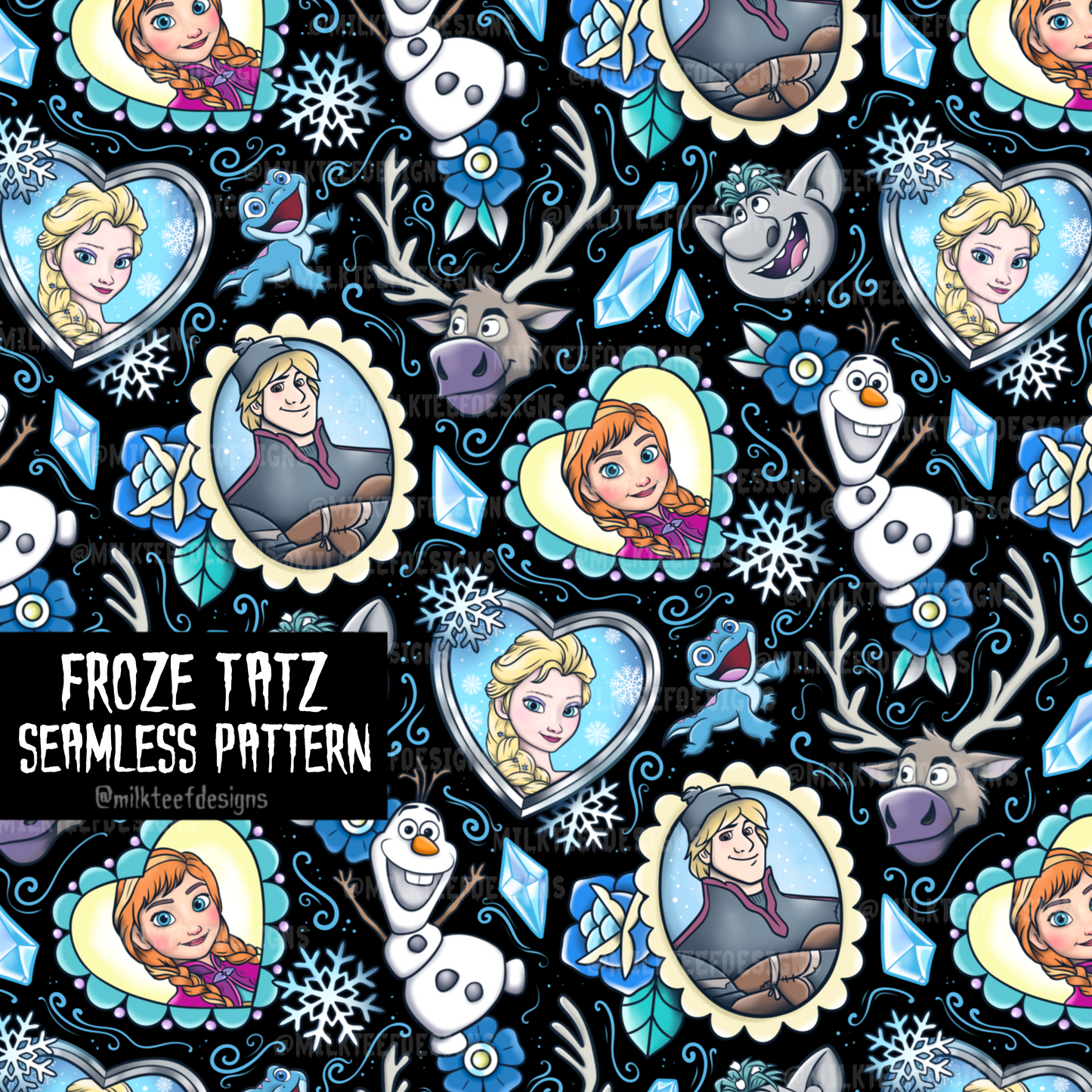 Freeze Tatz / Seamless Pattern