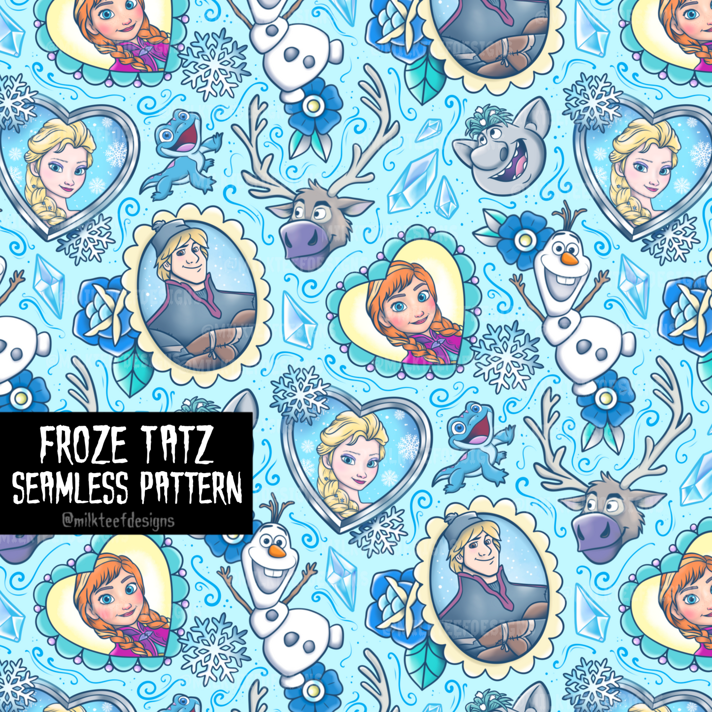 Freeze Tatz / Seamless Pattern
