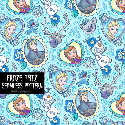 Freeze Tatz / Seamless Pattern