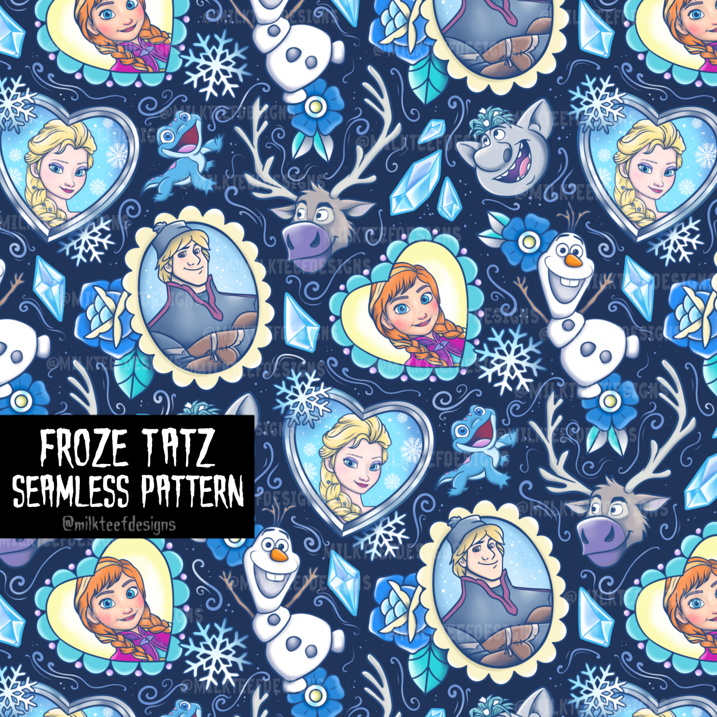 Freeze Tatz / Seamless Pattern