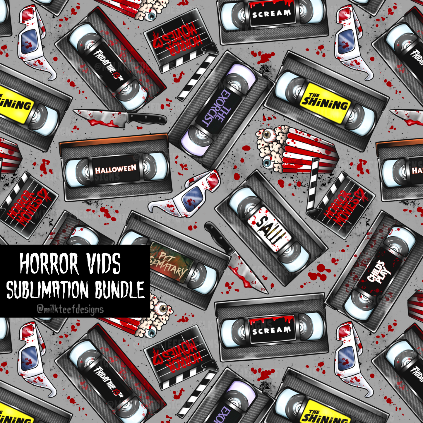 Horror Vids / Seamless Pattern