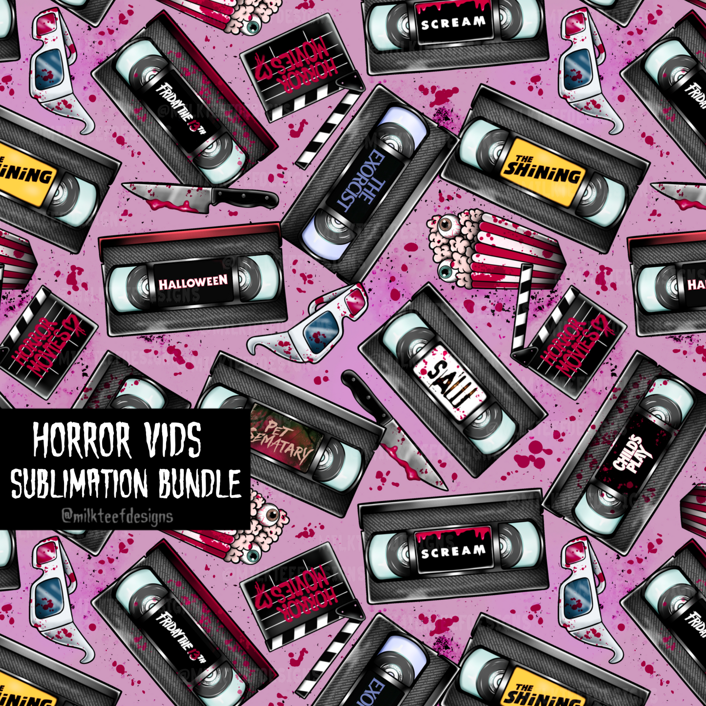 Horror Vids / Seamless Pattern