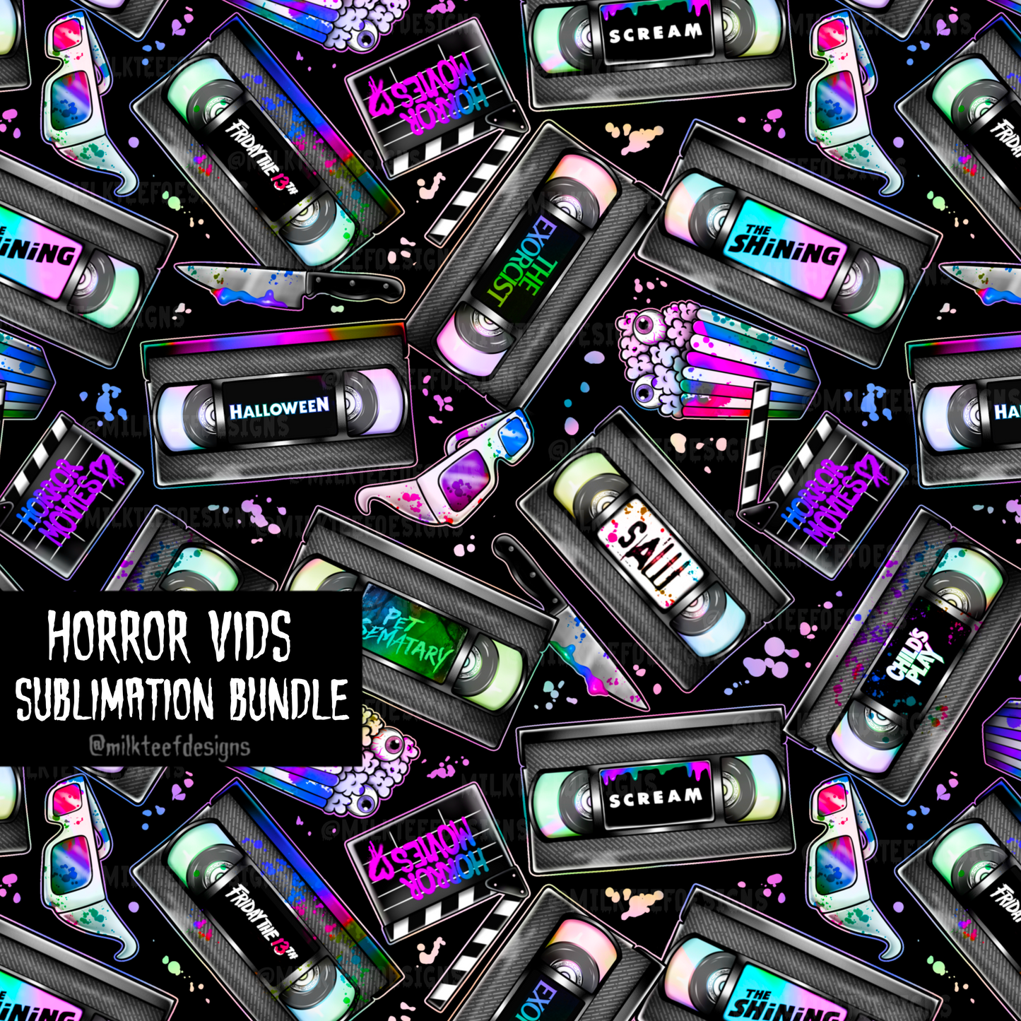 Horror Vids / Seamless Pattern