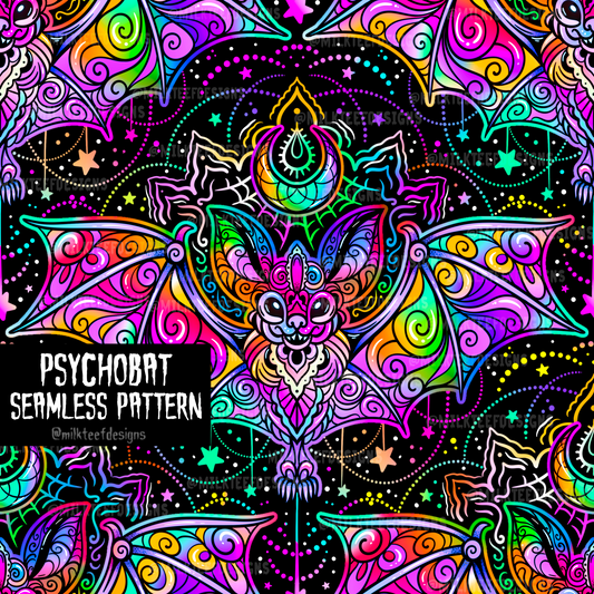 Psychobat / Seamless Patterns