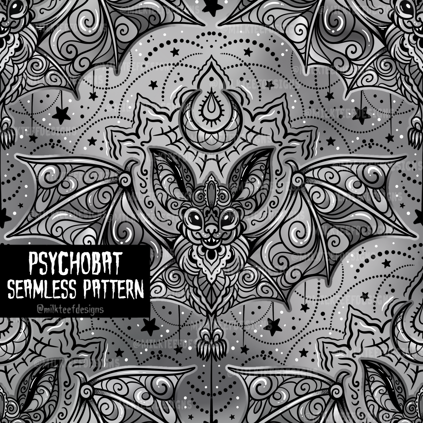 Psychobat / Seamless Patterns