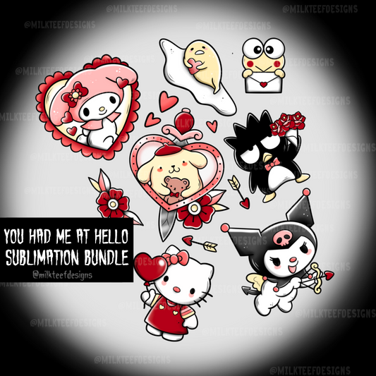 You Had me at Hello / Sublimation Bundle (PNG)