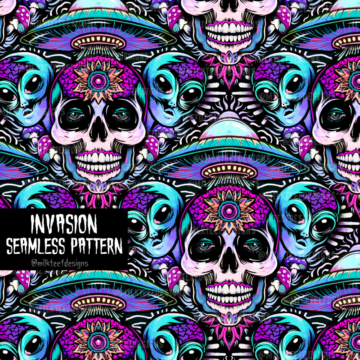 Invasion / Seamless Pattern