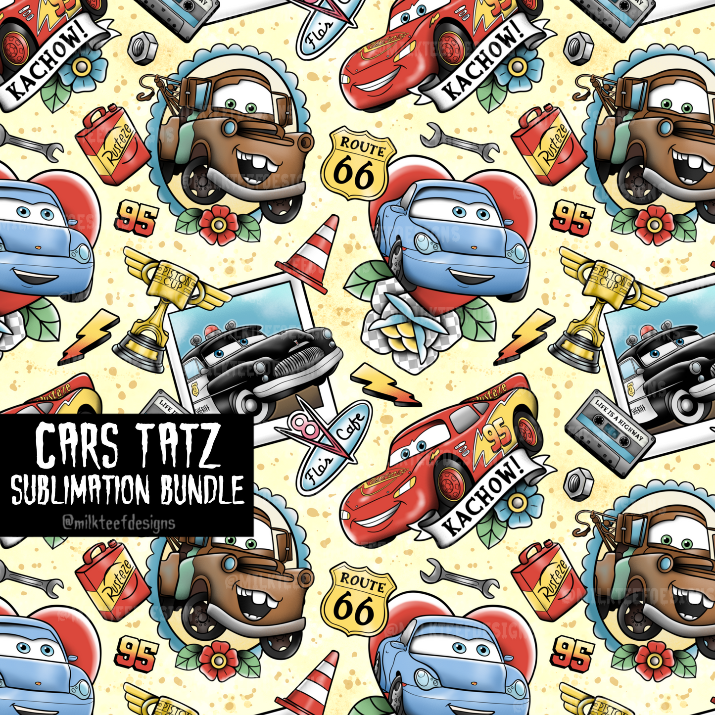 Cars Tatz / Seamless Pattern