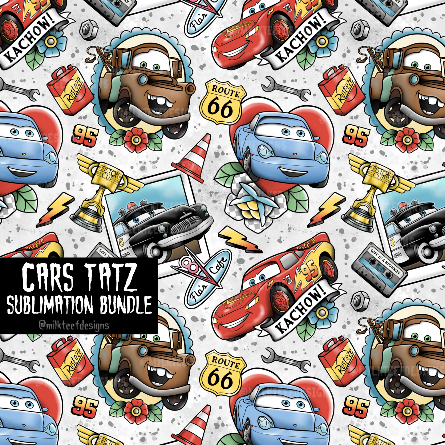 Cars Tatz / Seamless Pattern