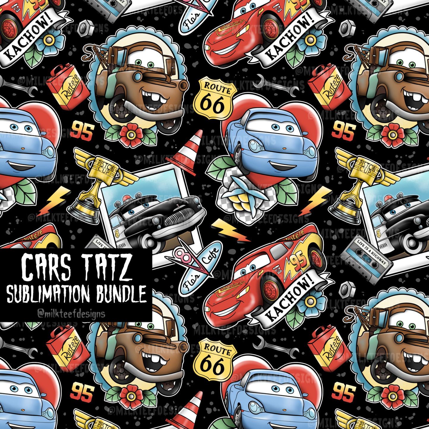 Cars Tatz / Seamless Pattern