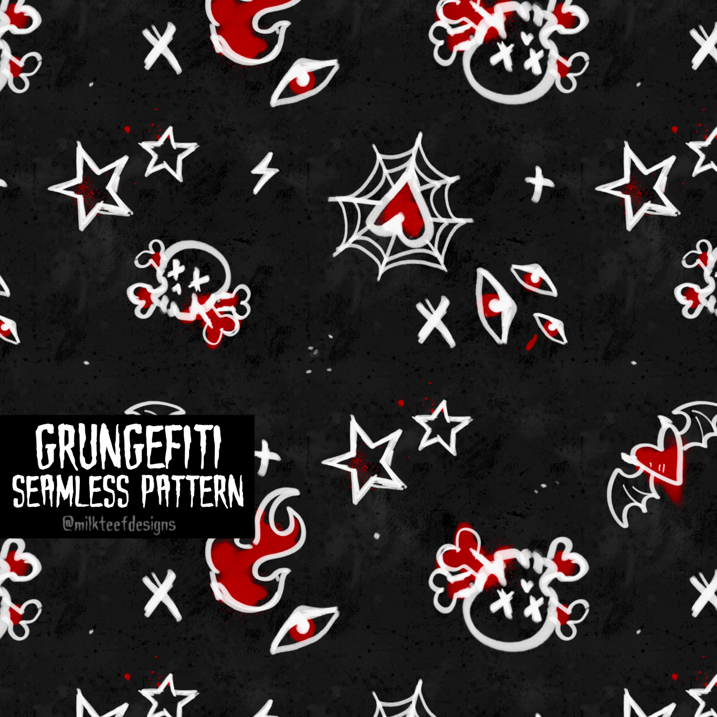 Grungefiti / Seamless Pattern
