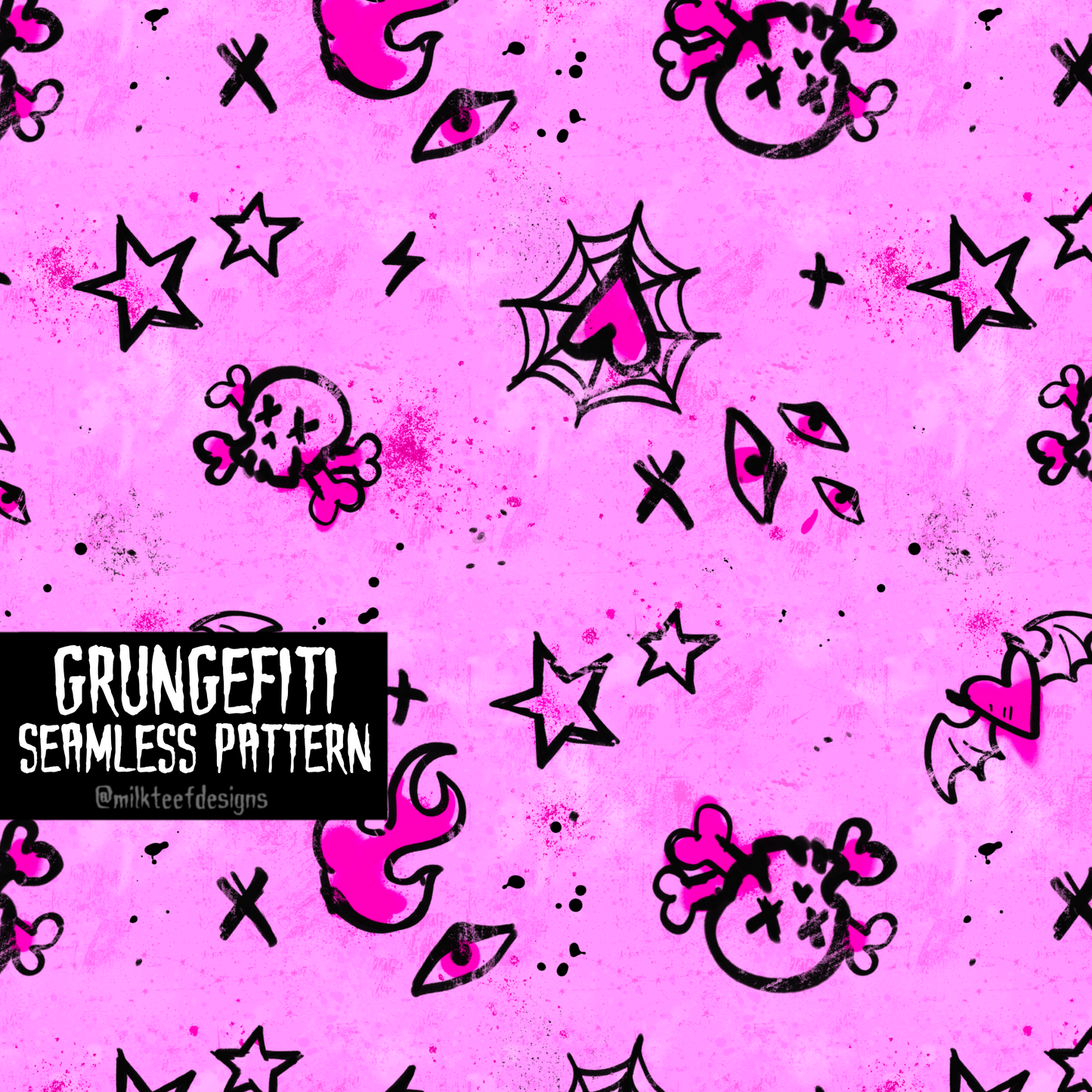 Grungefiti / Seamless Pattern