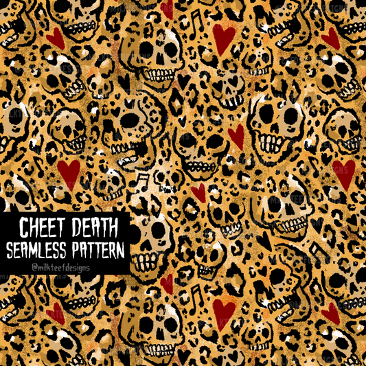 Cheet Death / Seamless Pattern