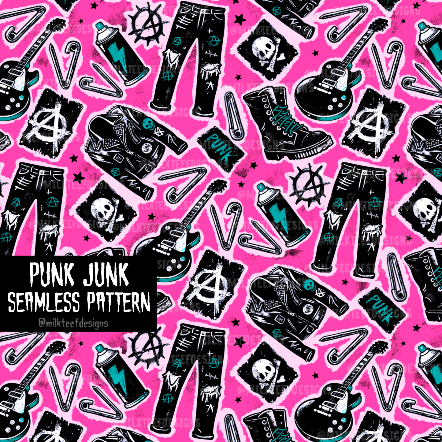 Punk Junk / Seamless Pattern