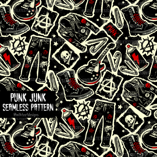 Punk Junk / Seamless Pattern