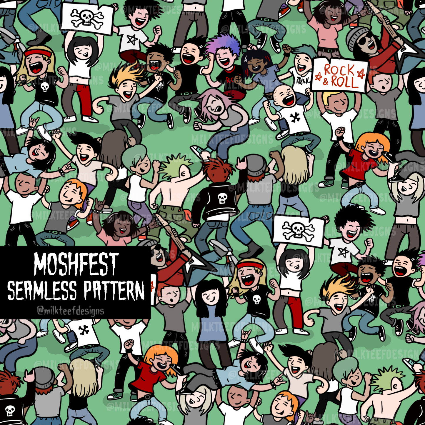 Moshfest / Seamless Pattern