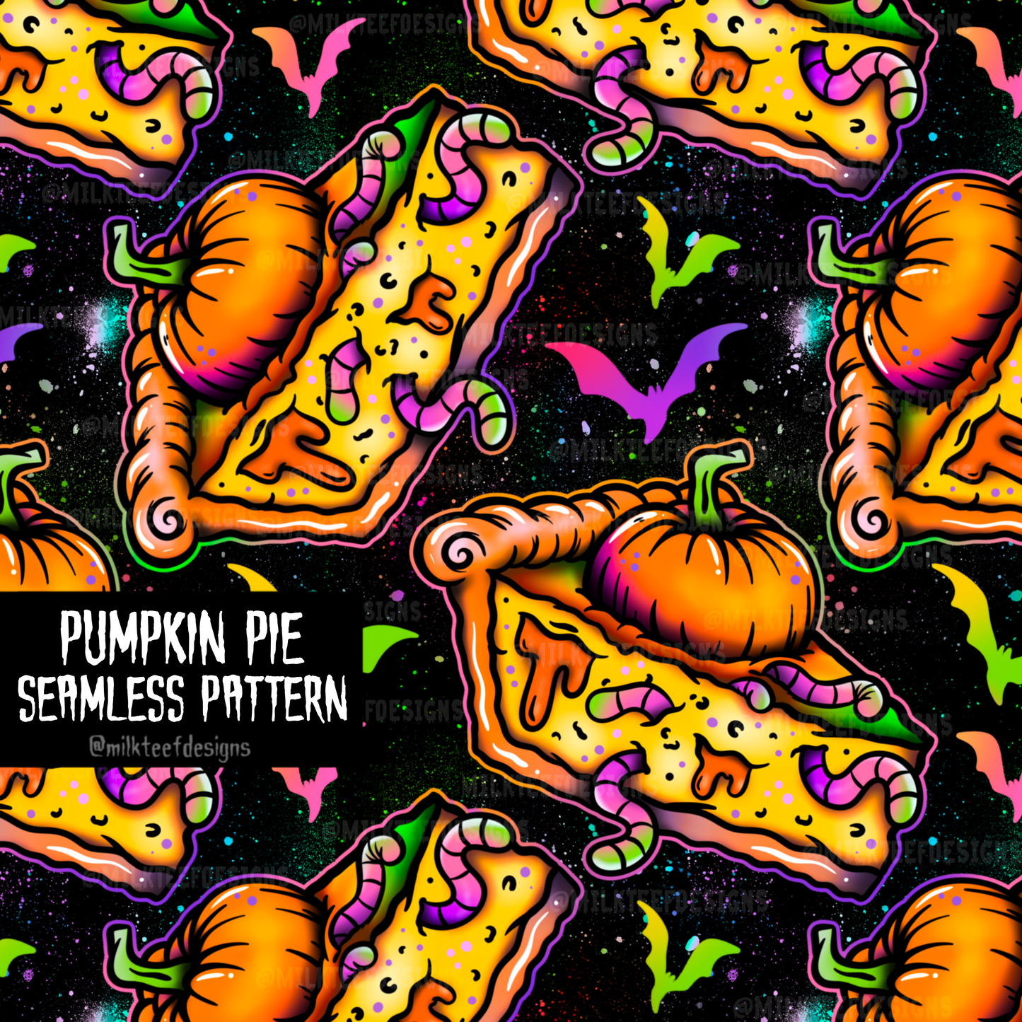 Pumpkin Pie / Seamless Pattern