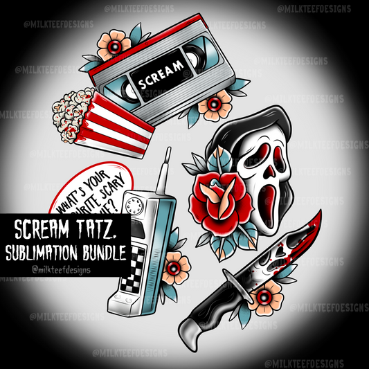 Scream Tats / Sublimation Bundle (PNG)