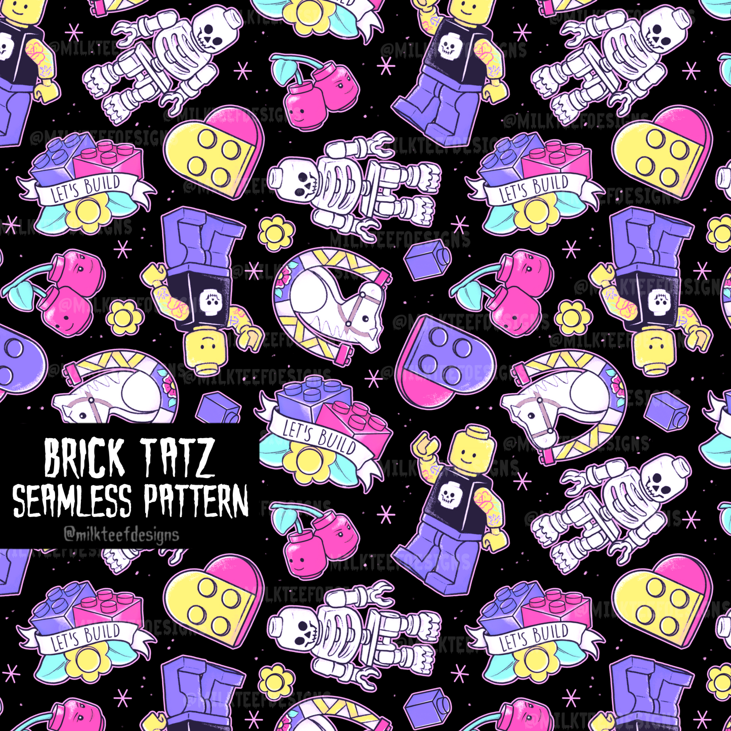 Brick Tatz / Seamless Pattern