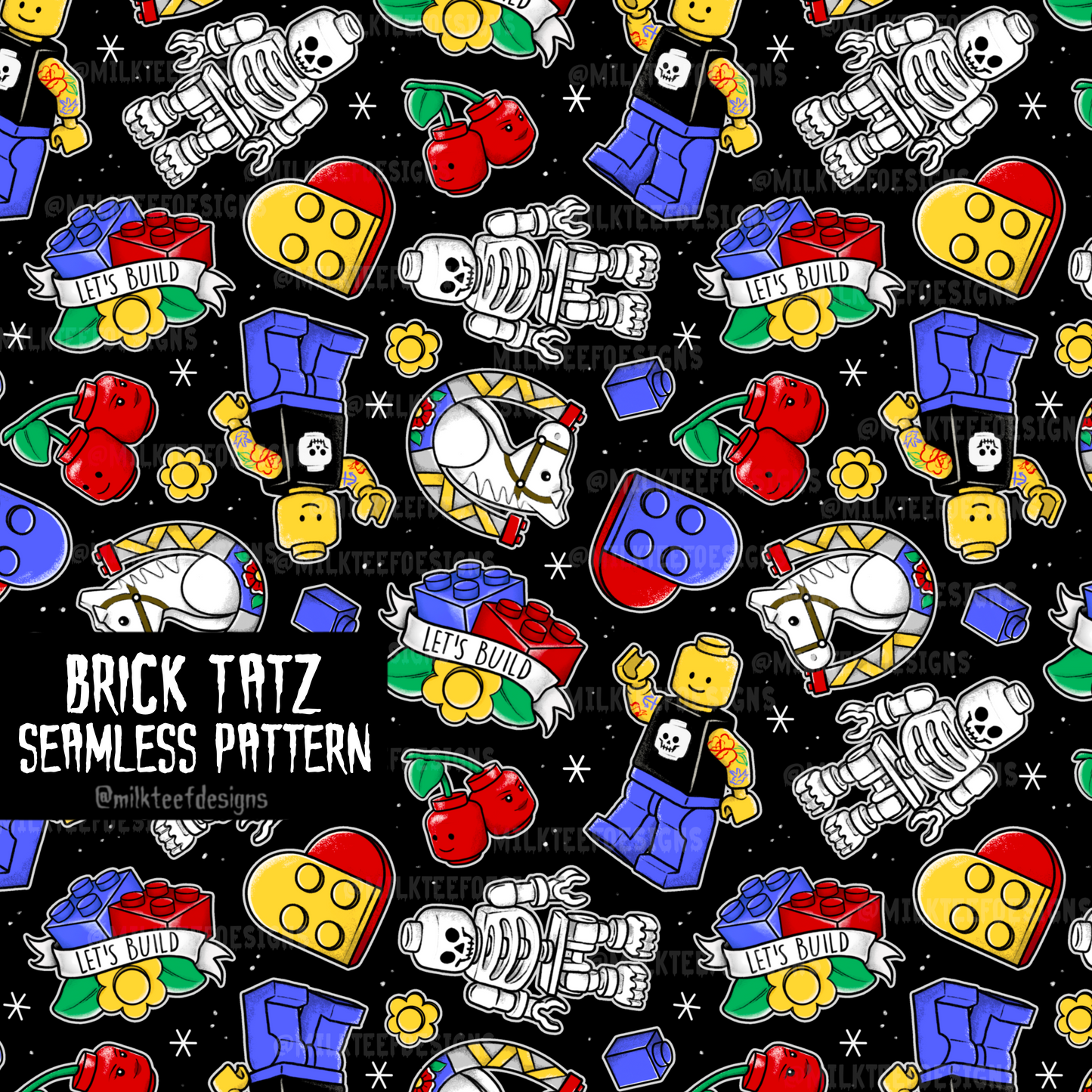 Brick Tatz / Seamless Pattern