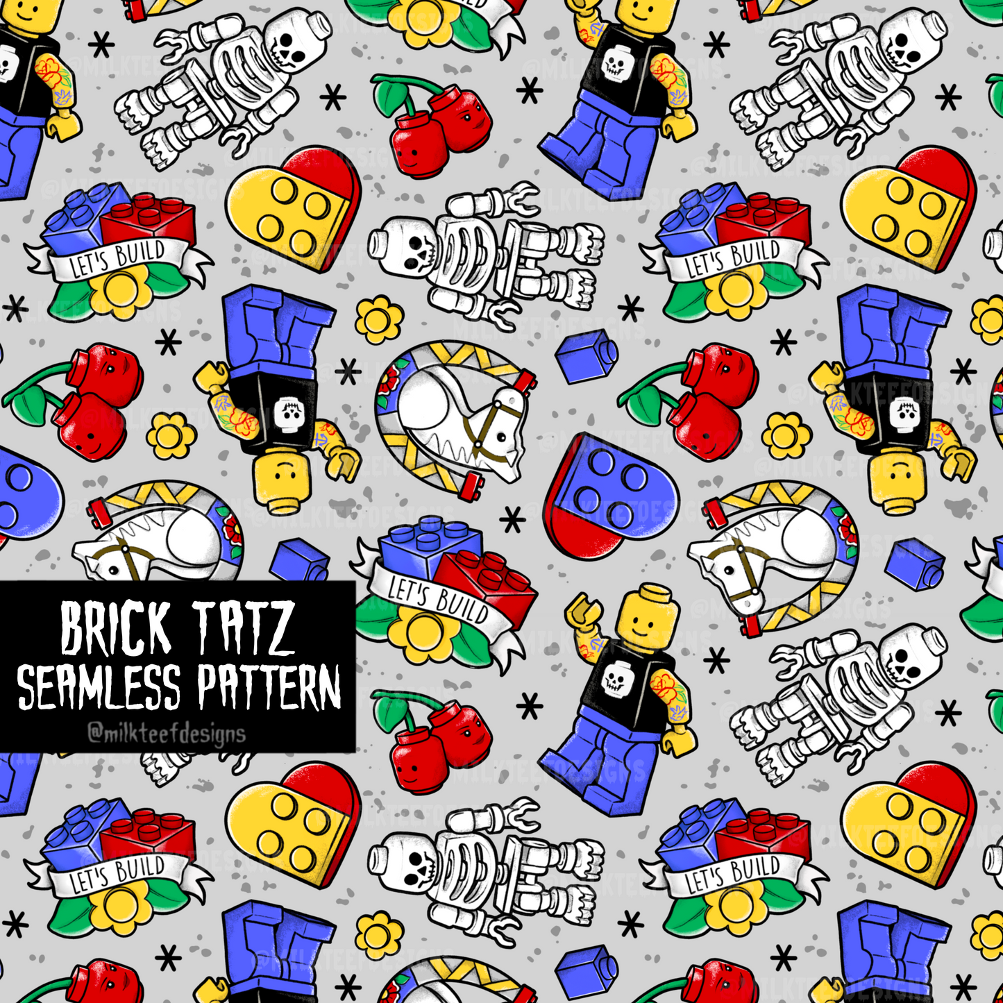 Brick Tatz / Seamless Pattern