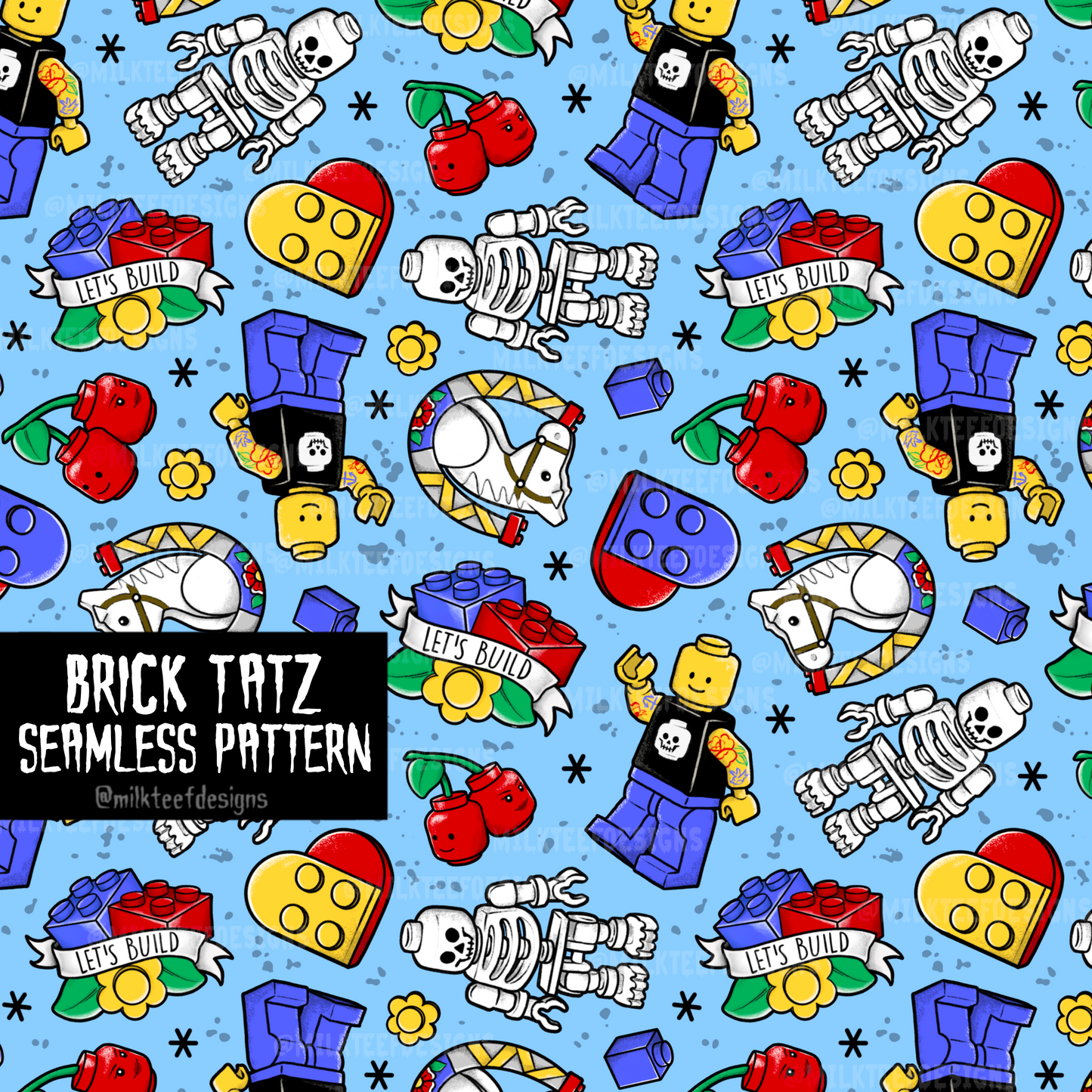 Brick Tatz / Seamless Pattern