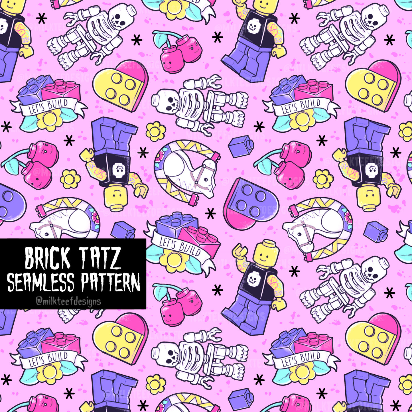 Brick Tatz / Seamless Pattern