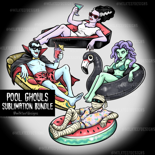 Pool Ghouls / Sublimation Bundle (PNG)