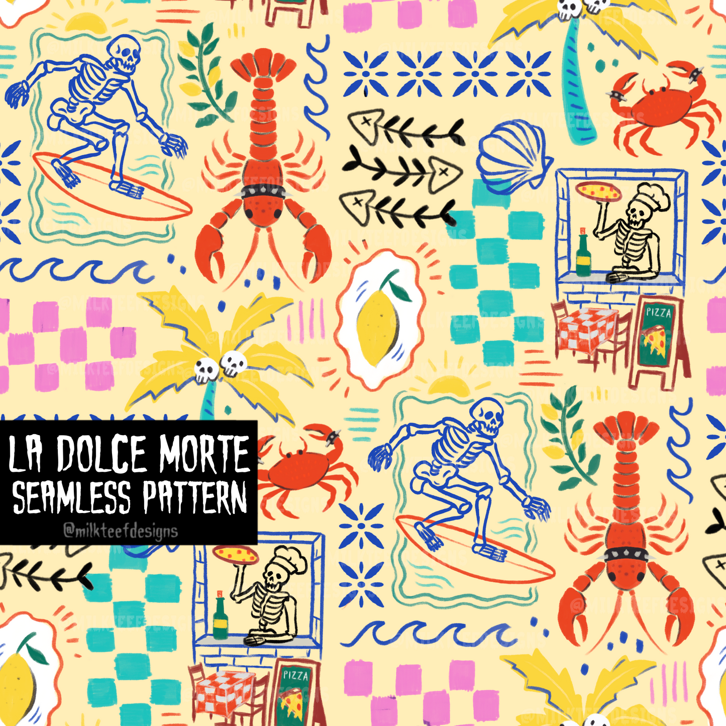 La Dolce Morte / Seamless Pattern