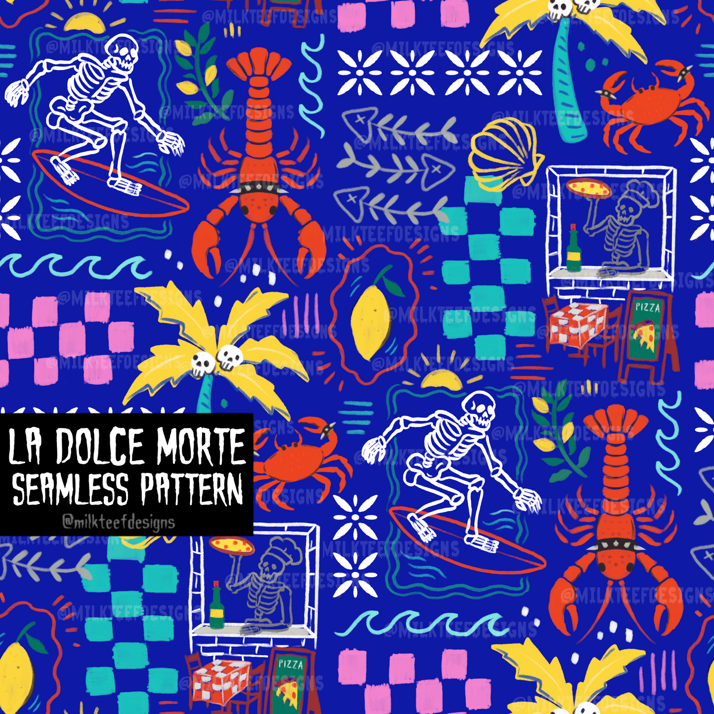 La Dolce Morte / Seamless Pattern