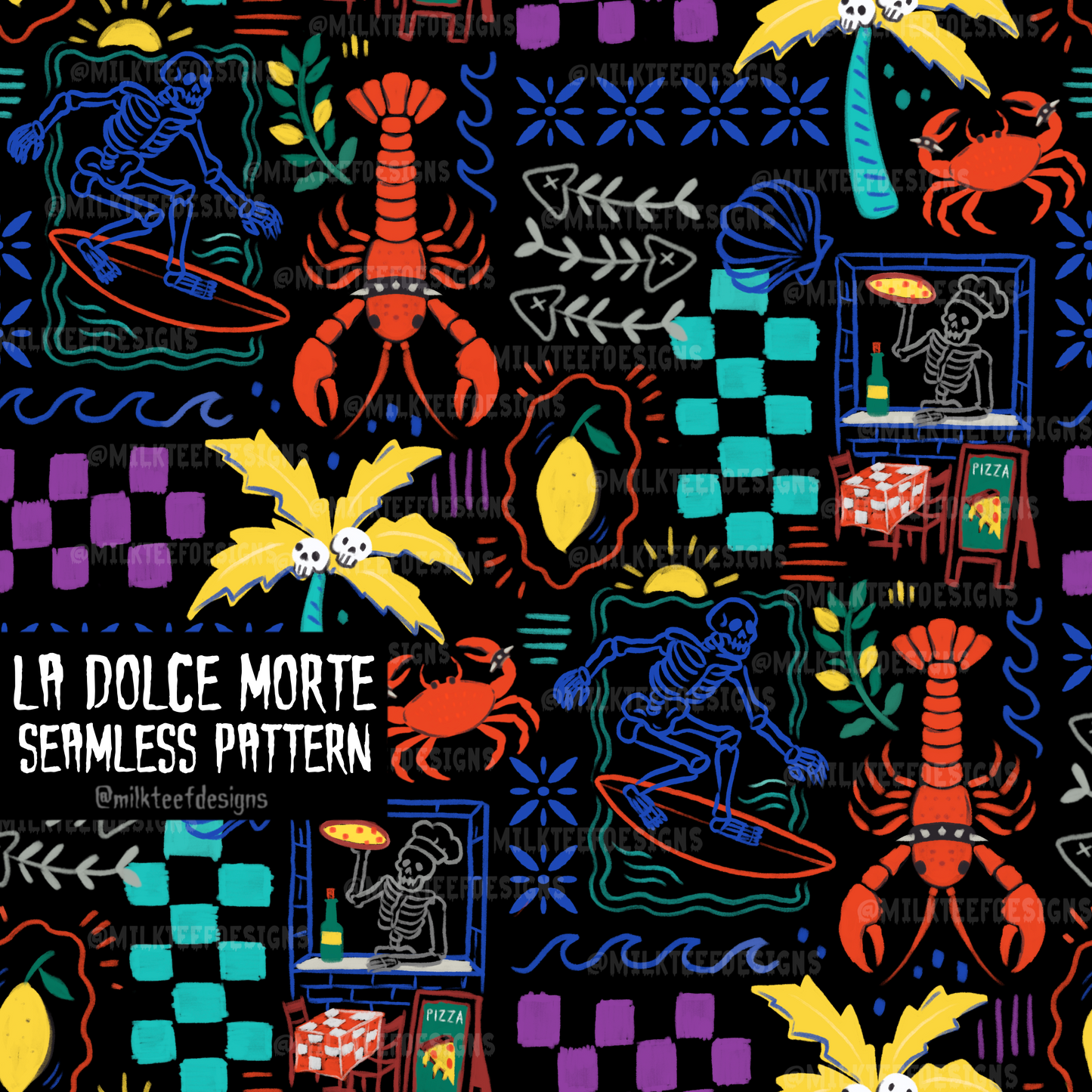 La Dolce Morte / Seamless Pattern