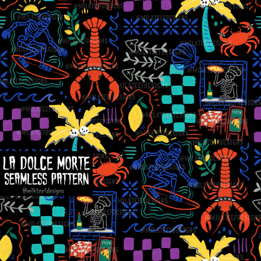 La Dolce Morte / Seamless Pattern