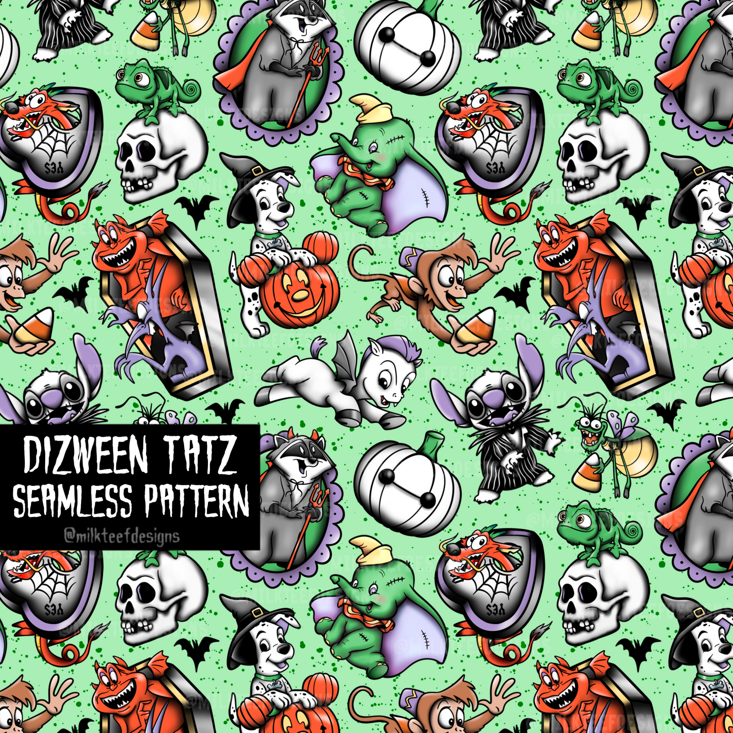 Dizween Tatz / Seamless Pattern