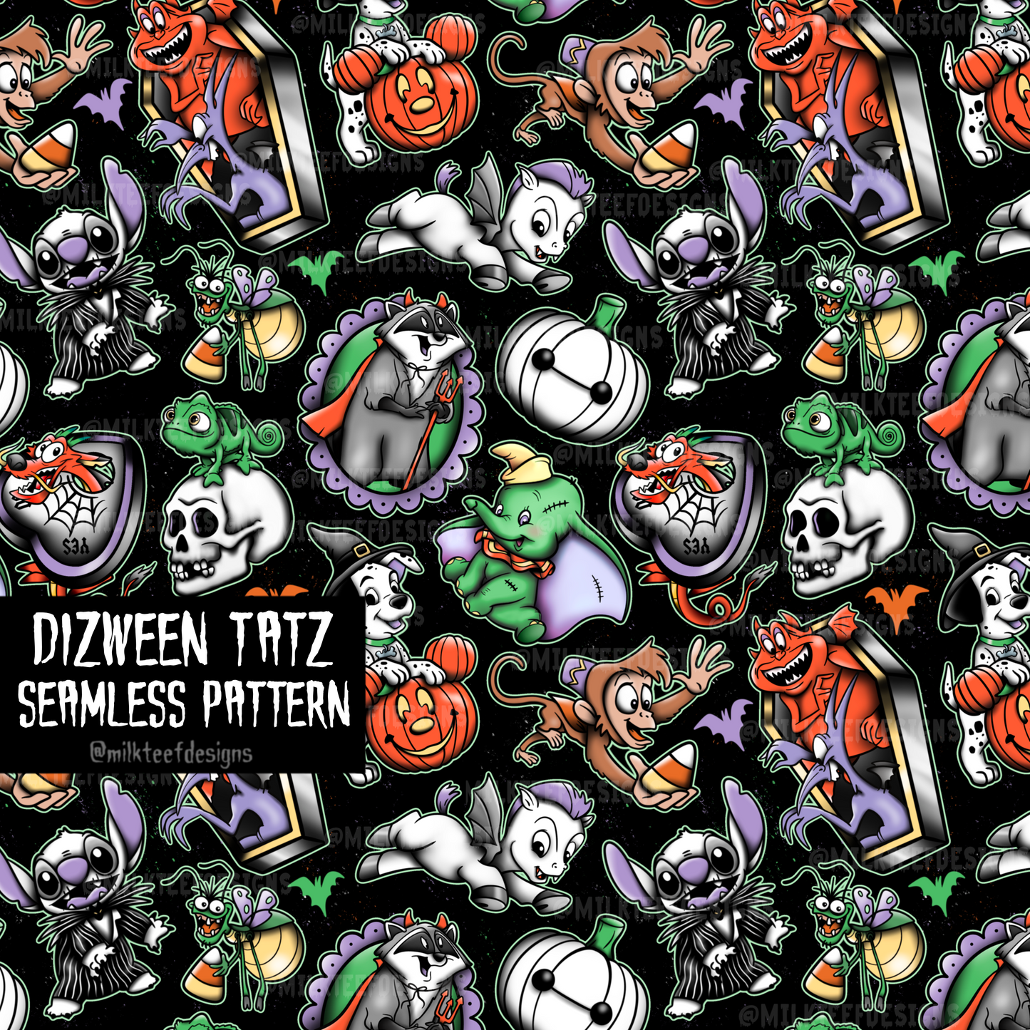 Dizween Tatz / Seamless Pattern