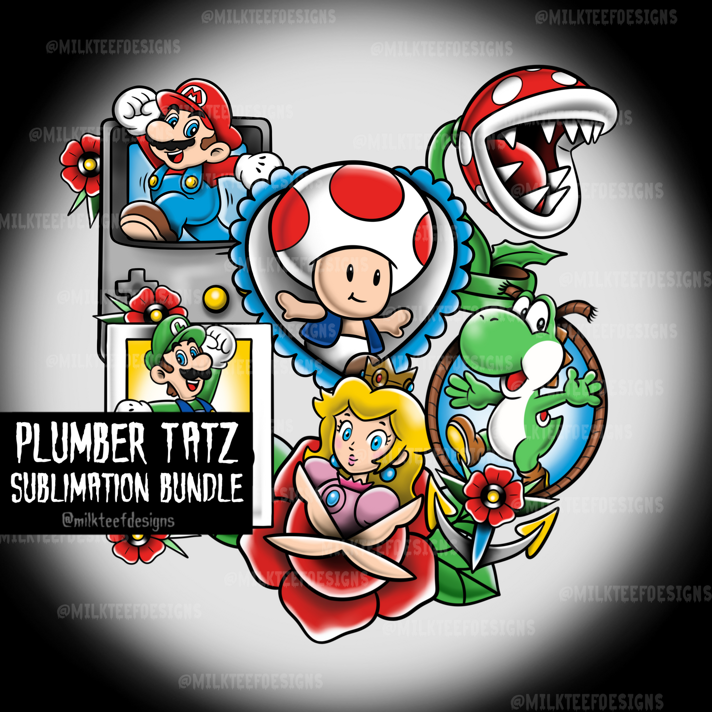 Plumber Tatz / Sublimation Bundle (PNG)