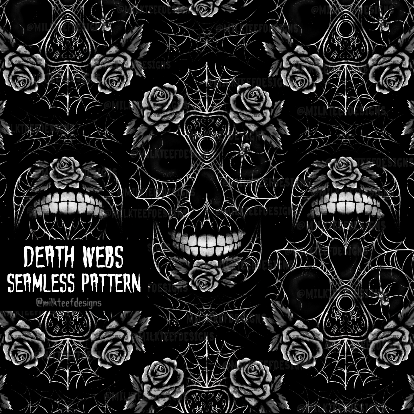 Death Webs / Seamless Pattern