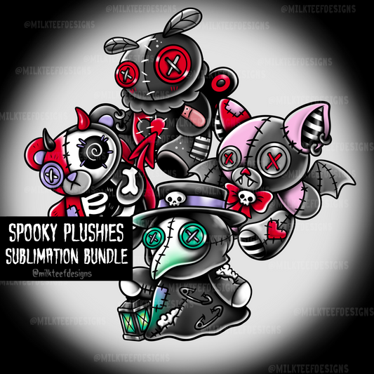 Spooky Plushies /  Sublimation Bundle