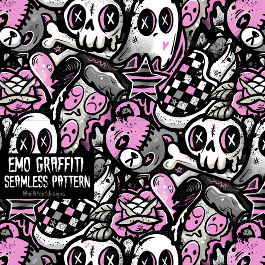 Emo Graffiti / Seamless Design