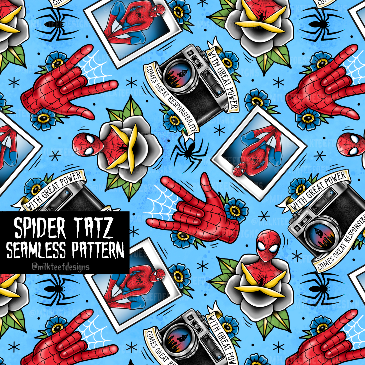 Spider Tatz / Seamless Design
