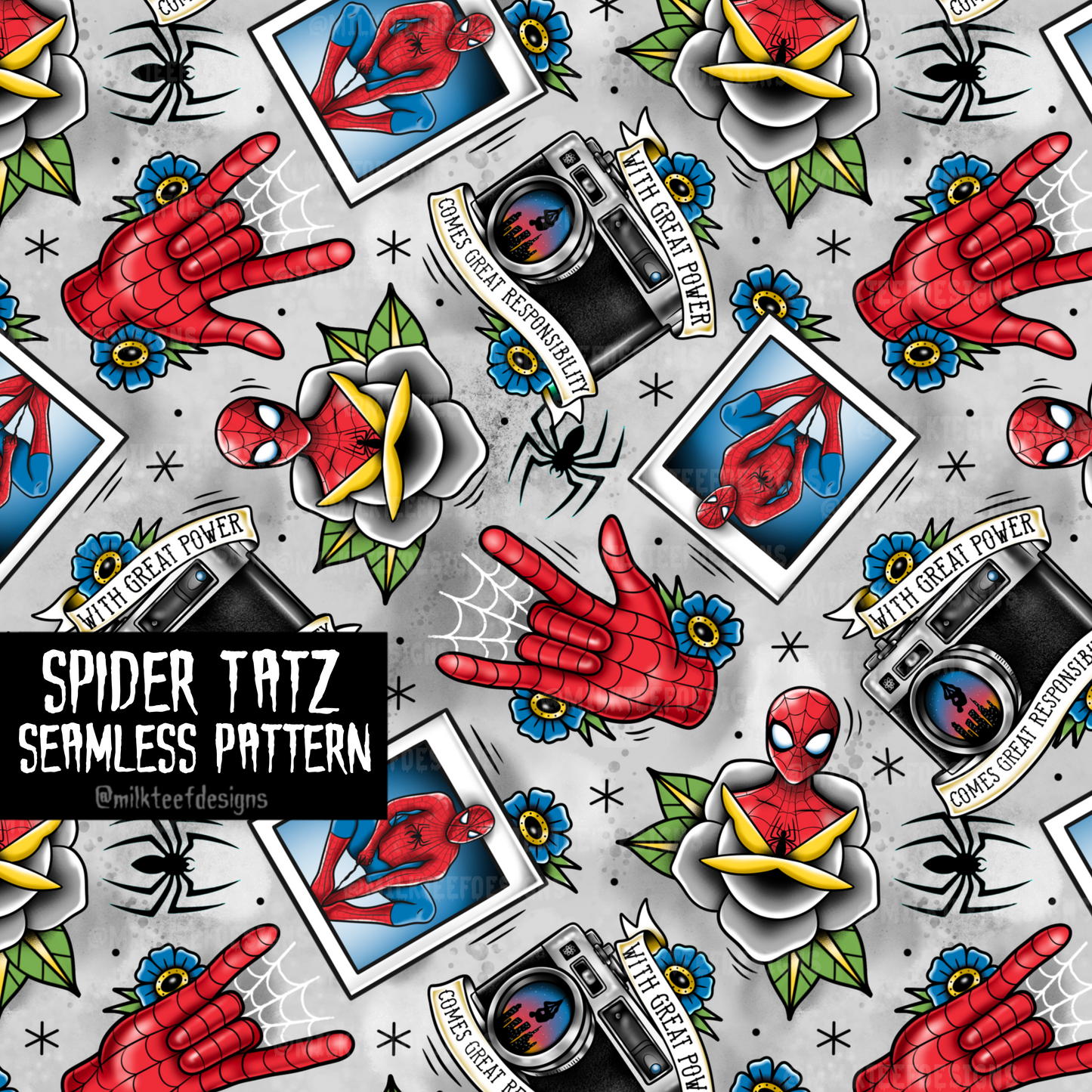 Spider Tatz / Seamless Design