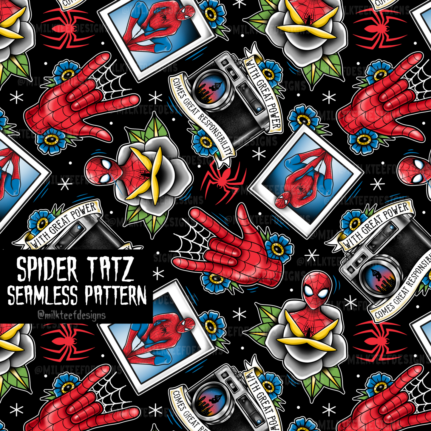 Spider Tatz / Seamless Design