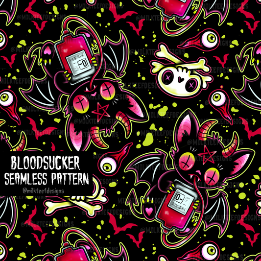 Bloodsucker / Seamless Pattern